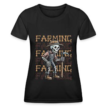 Farmer Farmer - Women's Functional T-Shirt - black - Front - AI Model Female 172 light (172cm)