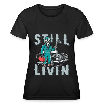 Car Mechanic - Women's Functional T-Shirt - black - Front - AI Model Female 172 light (172cm)