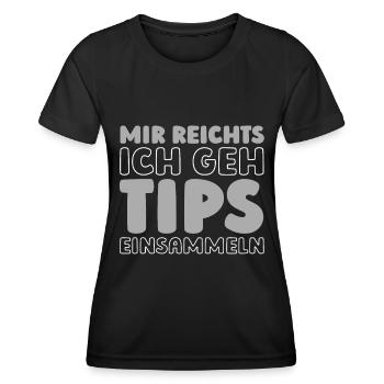 Écrivain Auteur - T-shirt sport Femme - noir - Devant - AI Model Female 172 light (172cm)