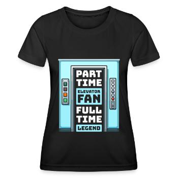 Elevator Elevator - Women's Functional T-Shirt - black - Front - AI Model Female 172 light (172cm)