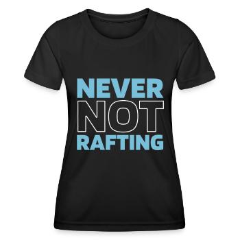 Rafting - T-shirt sport Femme - noir - Devant - AI Model Female 172 light (172cm)