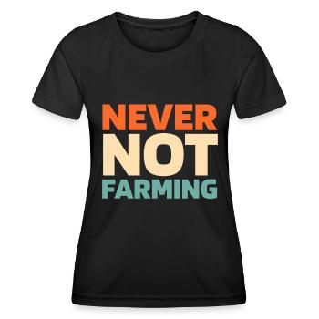Farmer Farmer - Women's Functional T-Shirt - black - Front - AI Model Female 172 light (172cm)