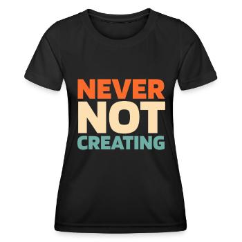 Tattoo artist tattoo - Women's Functional T-Shirt - black - Front - AI Model Female 172 light (172cm)