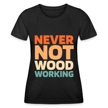 Charpentier Charpentier - T-shirt sport Femme - noir - Devant - AI Model Female 172 light (172cm)