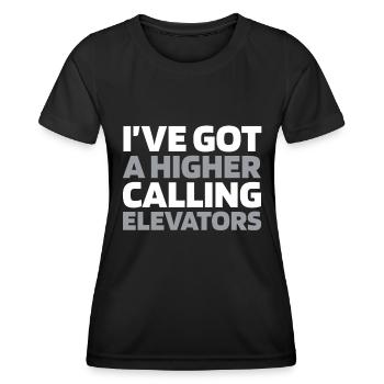 Elevator Elevator - Women's Functional T-Shirt - black - Front - AI Model Female 172 light (172cm)