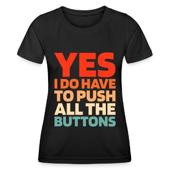 Elevator Elevator - Women's Functional T-Shirt - black - Front - AI Model Female 172 light (172cm)