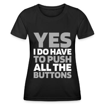 Elevator Elevator - Women's Functional T-Shirt - black - Front - AI Model Female 172 light (172cm)