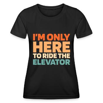 Elevator Elevator - Women's Functional T-Shirt - black - Front - AI Model Female 172 light (172cm)