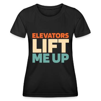 Elevator Elevator - Women's Functional T-Shirt - black - Front - AI Model Female 172 light (172cm)