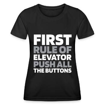 Elevator Elevator - Women's Functional T-Shirt - black - Front - AI Model Female 172 light (172cm)