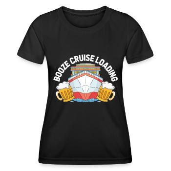 Croisière - T-shirt sport Femme - noir - Devant - AI Model Female 172 light (172cm)