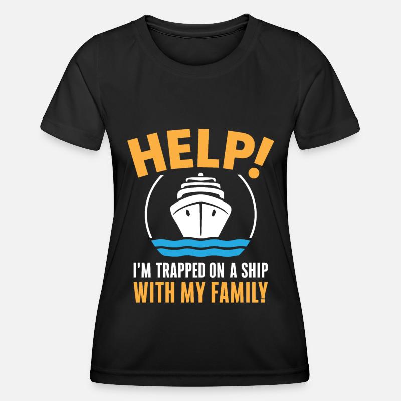 Cruise Funny - Women's Functional T-Shirt - black