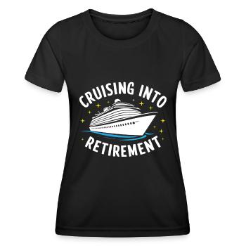 Kreuzfahrt - Frauen Funktions-T-Shirt - Schwarz - Vorne - AI Model Female 172 light (172cm)