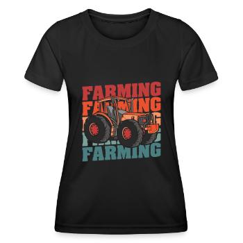 Farmer Farmer - Women's Functional T-Shirt - black - Front - AI Model Female 172 light (172cm)