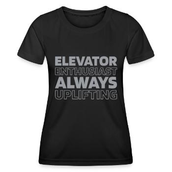 Elevator Elevator - Women's Functional T-Shirt - black - Front - AI Model Female 172 light (172cm)