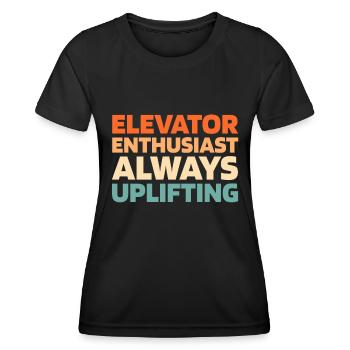Elevator Elevator - Women's Functional T-Shirt - black - Front - AI Model Female 172 light (172cm)