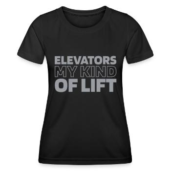 Elevator Elevator - Women's Functional T-Shirt - black - Front - AI Model Female 172 light (172cm)