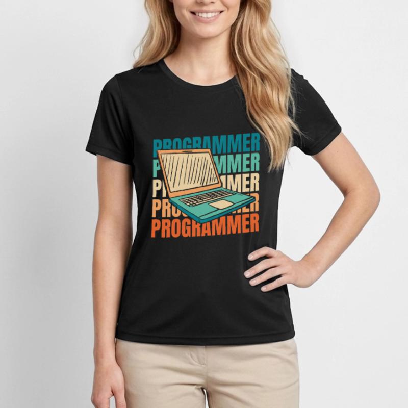 Développeur Codeur Programmeur T-shirt sport Femme