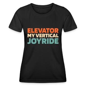 Elevator Elevator - Women's Functional T-Shirt - black - Front - AI Model Female 172 light (172cm)