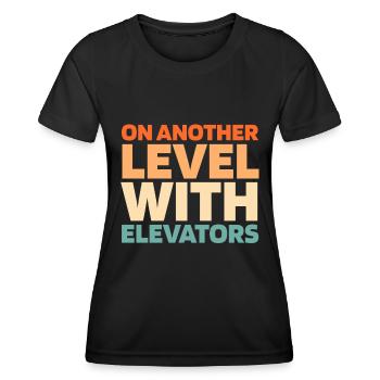 Elevator Elevator - Women's Functional T-Shirt - black - Front - AI Model Female 172 light (172cm)