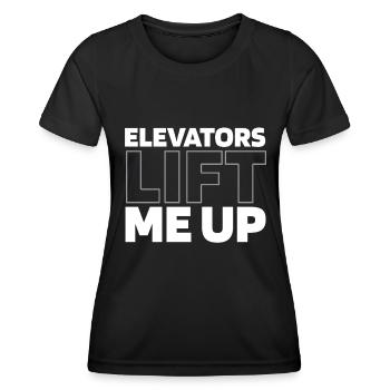 Elevator Elevator - Women's Functional T-Shirt - black - Front - AI Model Female 172 light (172cm)