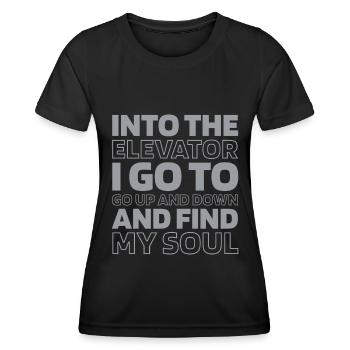 Elevator Elevator - Women's Functional T-Shirt - black - Front - AI Model Female 172 light (172cm)