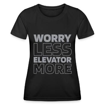 Elevator Elevator - Women's Functional T-Shirt - black - Front - AI Model Female 172 light (172cm)
