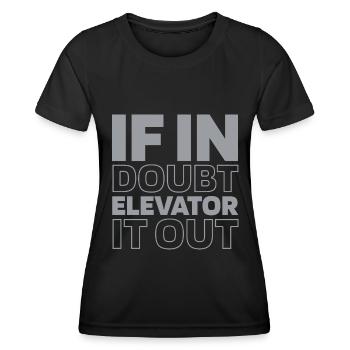 Elevator Elevator - Women's Functional T-Shirt - black - Front - AI Model Female 172 light (172cm)