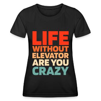 Elevator Elevator - Women's Functional T-Shirt - black - Front - AI Model Female 172 light (172cm)