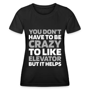 Elevator Elevator - Women's Functional T-Shirt - black - Front - AI Model Female 172 light (172cm)