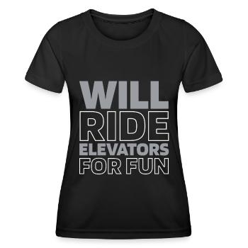 Elevator Elevator - Women's Functional T-Shirt - black - Front - AI Model Female 172 light (172cm)