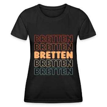 Deutsche Stadt Bretten Badenwürttemberg - Frauen Funktions-T-Shirt - Schwarz - Vorne - AI Model Female 172 light (172cm)