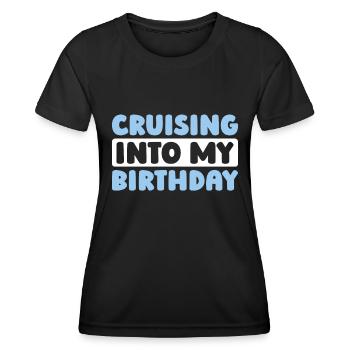 Kreuzfahrt - Frauen Funktions-T-Shirt - Schwarz - Vorne - AI Model Female 172 light (172cm)