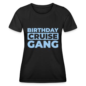 Kreuzfahrt - Frauen Funktions-T-Shirt - Schwarz - Vorne - AI Model Female 172 light (172cm)