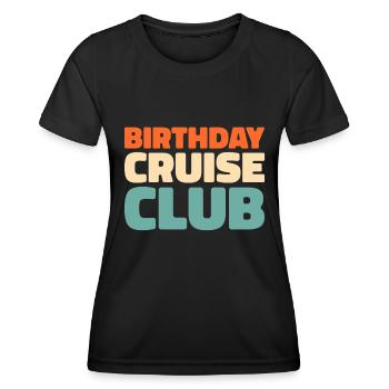 Kreuzfahrt - Frauen Funktions-T-Shirt - Schwarz - Vorne - AI Model Female 172 light (172cm)