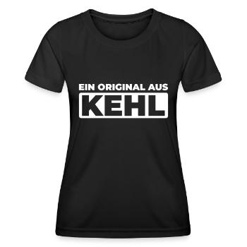 Deutsche Stadt Kehl Badenwürttemberg - Frauen Funktions-T-Shirt - Schwarz - Vorne - AI Model Female 172 light (172cm)