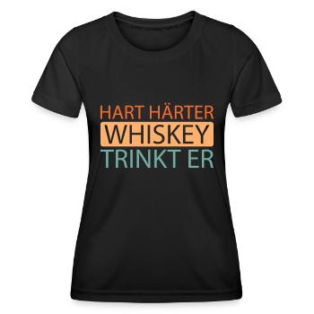 Whisky Whiskey - Frauen Funktions-T-Shirt - Schwarz - Vorne - AI Model Female 172 light (172cm)