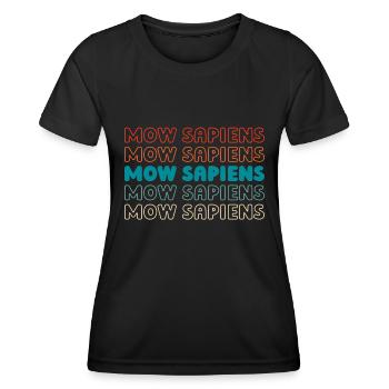 Lawn mower mowing - Women's Functional T-Shirt - black - Front - AI Model Female 172 light (172cm)