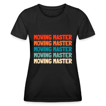 Lawn mower mowing - Women's Functional T-Shirt - black - Front - AI Model Female 172 light (172cm)