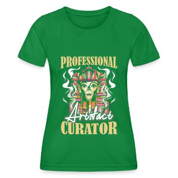 Conservateur - T-shirt sport Femme - vert - Devant - AI Model Female 172 dark (172cm)