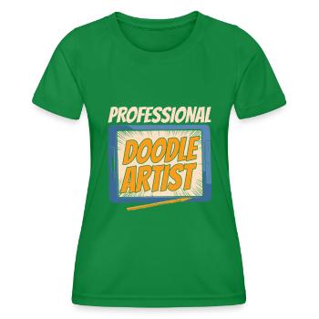 Dessinateur - T-shirt sport Femme - vert - Devant - AI Model Female 172 dark (172cm)