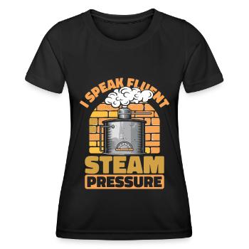 Boiler operators - Women's Functional T-Shirt - black - Front - AI Model Female 172 light (172cm)