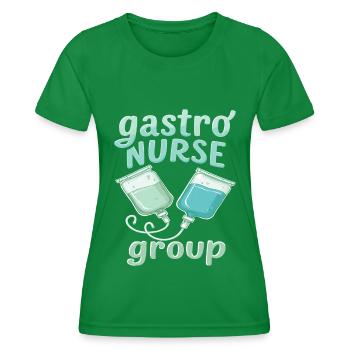 Krankenschwester Gastroenterologie Team - Frauen Funktions-T-Shirt - Kelly Green - Vorne - AI Model Female 172 dark (172cm)