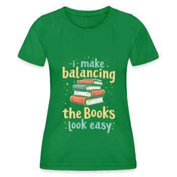 Accountant - Women's Functional T-Shirt - kelly green - Front - AI Model Female 172 dark (172cm)