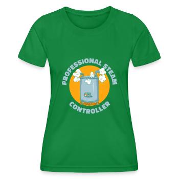 Boiler operators - Women's Functional T-Shirt - kelly green - Front - AI Model Female 172 dark (172cm)