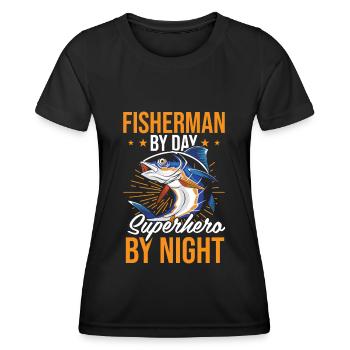 Fisherman - Women's Functional T-Shirt - black - Front - AI Model Female 172 light (172cm)