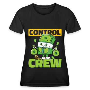 Controller Team - Women's Functional T-Shirt - black - Front - AI Model Female 172 light (172cm)