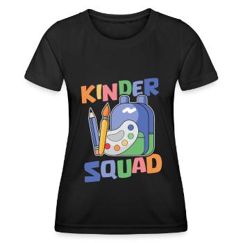 Grundschullehrer Grundschule Lehrer Kader - Frauen Funktions-T-Shirt - Schwarz - Vorne - AI Model Female 172 light (172cm)