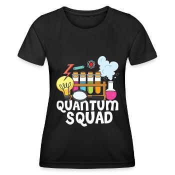Physics Physique Squad - T-shirt sport Femme - noir - Devant - AI Model Female 172 light (172cm)