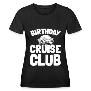 Kreuzfahrt - Frauen Funktions-T-Shirt - Schwarz - Vorne - AI Model Female 172 light (172cm)